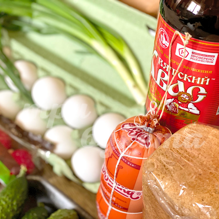 Набор «Окрошка» (вблизи)