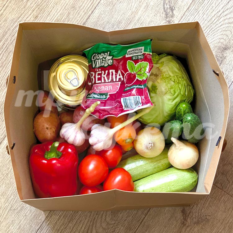 Набор «Овощное ассорти» (в бумажном пакете)